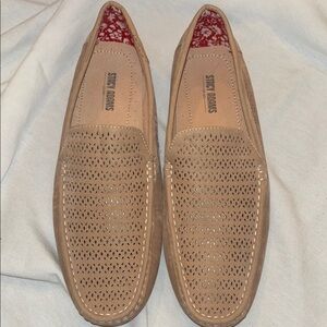 Stacy Adams Men's Tan Perforated Loafers